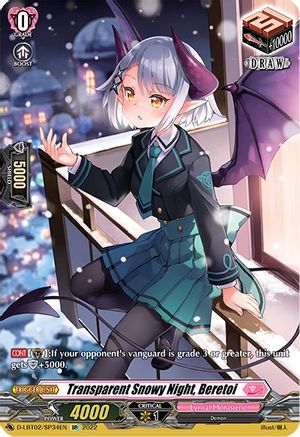 Transparent Snowy Night, Beretoi (SP) (D-LBT02/SP34EN) - D-LBT02: Lyrical Monasterio ~It's a New School Term!~