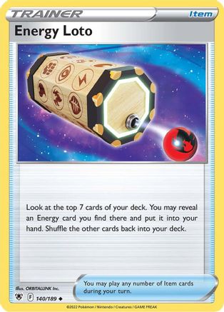 Energy Loto [SWSH10 - 140/189]