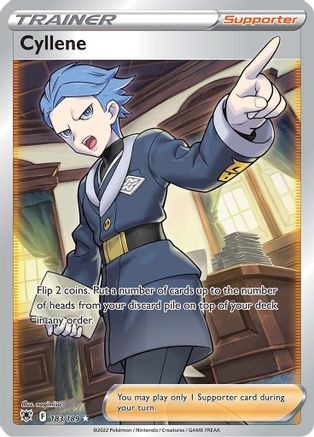 Cyllene (Full Art) 183/189  - Holofoil SWSH10 Astral Radiance - Ultra Rare