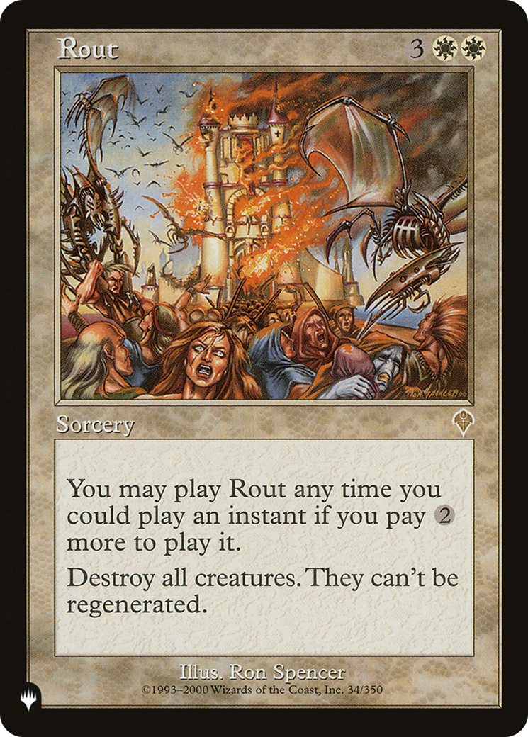 Rout (INV) [LIST - 34/350]