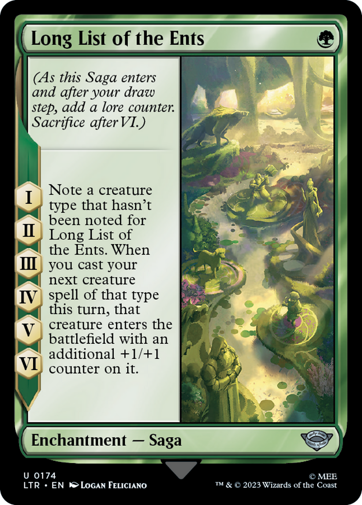 Long List of the Ents [LTR - 174]
