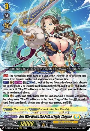 One Who Walks the Path of Light, Thegrea [D-BT05 - D-BT05/010EN]