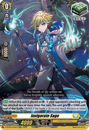 Invigorate Sage (D-BT05/034EN) - D-BT05: Triumphant Return of the Brave Heroes