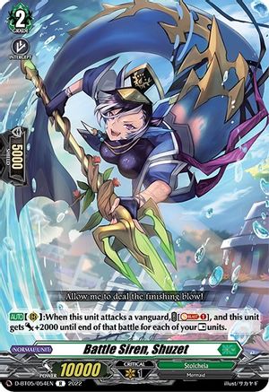 Battle Siren, Shuzet (D-BT05/054EN) - D-BT05: Triumphant Return of the Brave Heroes