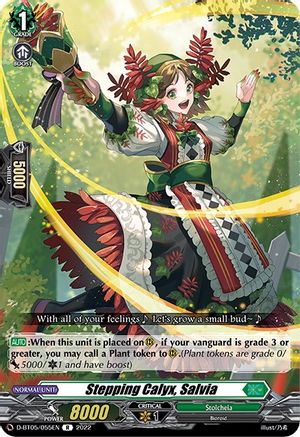Stepping Calyx, Salvia (D-BT05/055EN) - D-BT05: Triumphant Return of the Brave Heroes