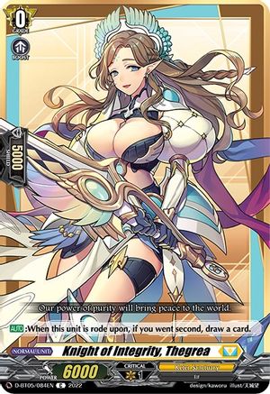 Knight of Integrity, Thegrea (D-BT05/084EN) - D-BT05: Triumphant Return of the Brave Heroes