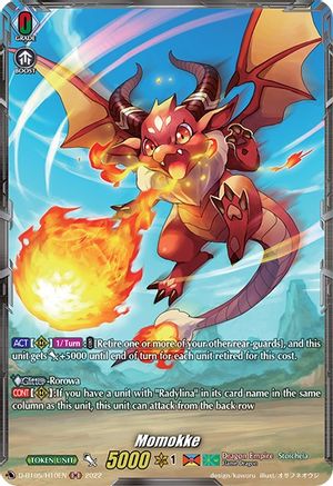Momokke Token (Holo) (D-BT05/H10EN) - D-BT05: Triumphant Return of the Brave Heroes