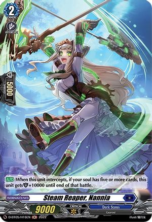 Steam Reaper, Nannia (Holo) (D-BT05/H16EN) - Triumphant Return of the Brave Heroes