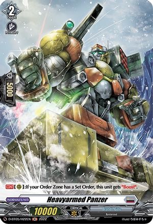 Heavyarmed Panzer (Holo) (D-BT05/H22EN) - D-BT05: Triumphant Return of the Brave Heroes