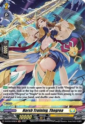 Harsh Training, Thegrea (Holo) (D-BT05/H28EN) - D-BT05: Triumphant Return of the Brave Heroes