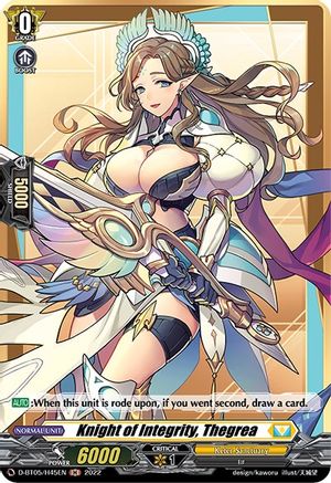 Knight of Integrity, Thegrea (Holo) (D-BT05/H45EN) - D-BT05: Triumphant Return of the Brave Heroes