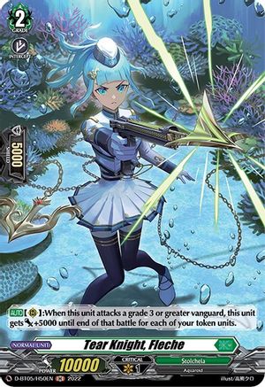 Tear Knight, Fleche (Holo) (D-BT05/H50EN) - Triumphant Return of the Brave Heroes