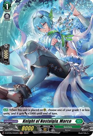 Knight of Nostalgia, Marco (Holo) (D-BT05/H53EN) - Triumphant Return of the Brave Heroes