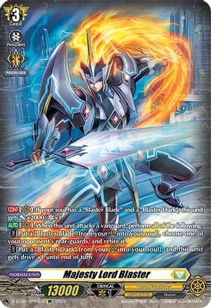 Majesty Lord Blaster (SP) (D-BT05/SP04EN) - Triumphant Return of the Brave Heroes