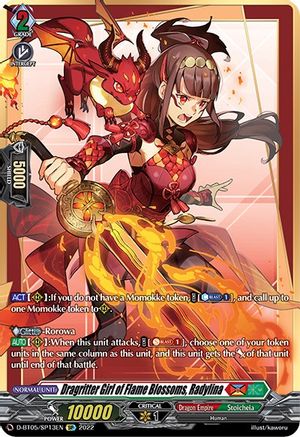 Dragritter Girl of Flame Blossoms, Radylina (SP) (D-BT05/SP13EN) - D-BT05: Triumphant Return of the Brave Heroes