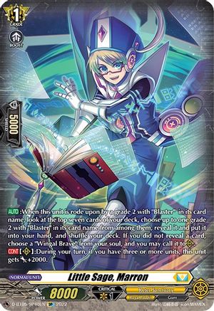 Little Sage, Marron (SP) (D-BT05/SP40EN) - Triumphant Return of the Brave Heroes