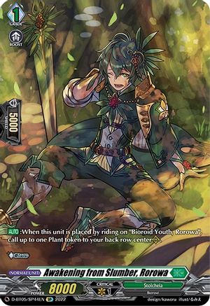 Awakening from Slumber, Rorowa (SP) (D-BT05/SP44EN) - Triumphant Return of the Brave Heroes