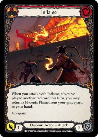 Inflame (UPR097) - Uprising Rainbow Foil