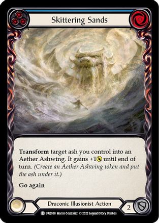 Skittering Sands (Blue) (UPR038) - Uprising Rainbow Foil