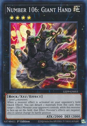 Number 106: Giant Hand [LED9 - LED9-EN053]