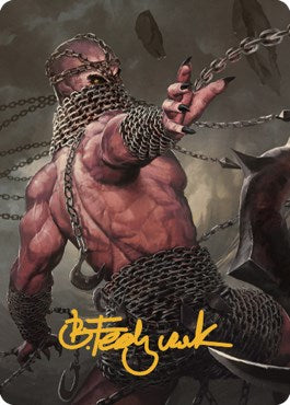 Chain Devil Art Card (Gold-Stamped Signature) [ASCLB - 8]