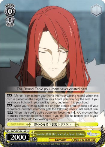 Monster With the Heart of a Beast, Tristan (SR) [FGO/S87 - FGO/S87-E010S SR]