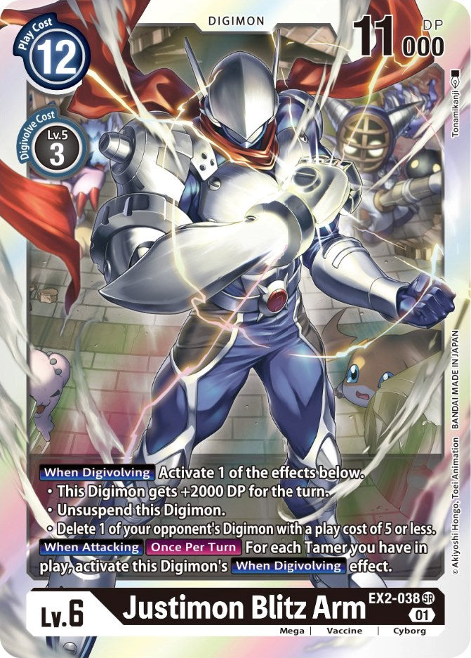 Justimon Blitz Arm [EX02 - EX2-038 SR]