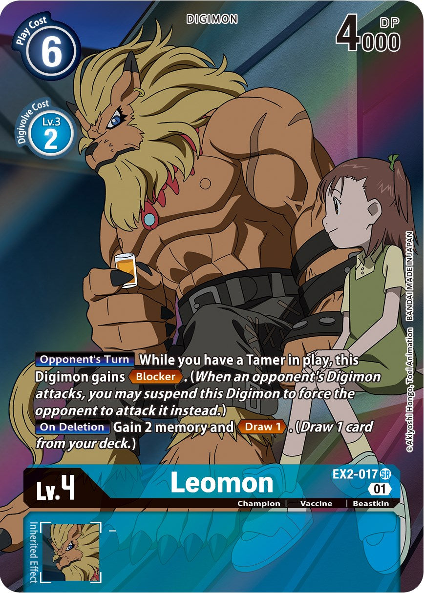Leomon (Alternate Art) [EX02 - EX2-017 SR]