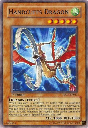 Handcuffs Dragon (TDGS-EN013) - The Duelist Genesis 1st Edition