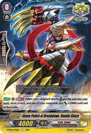 Sharp Points of Breakdown, Vandal Sharp (D-PS01/075EN) - D-PS01: P Clan Collection 2022