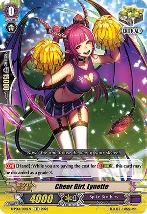 Cheer Girl, Lynette (D-PS01/078EN) - D-PS01: P Clan Collection 2022