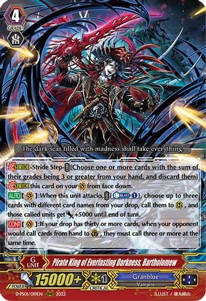 Pirate King of Everlasting Darkness, Bartholomew [D-PS01 - D-PS01/019EN]