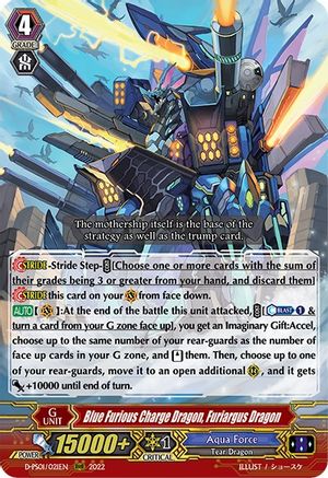 Blue Furious Charge Dragon, Furiargus Dragon [D-PS01 - D-PS01/021EN]