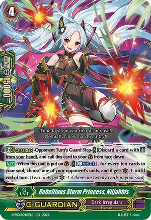 Rebellious Storm Princess, Niljahbis (D-PS01/040EN) - D-PS01: P Clan Collection 2022