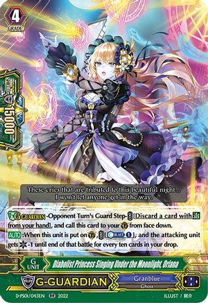 Diabolist Princess Singing Under the Moonlight, Oriana (D-PS01/043EN) - D-PS01: P Clan Collection 2022