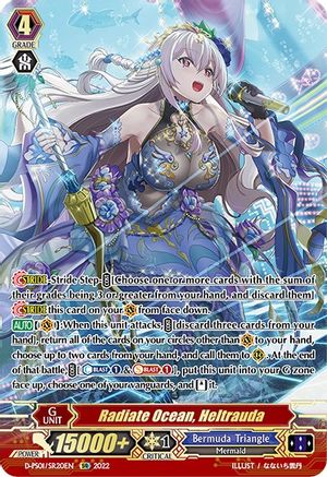 Radiate Ocean, Heltrauda (SR) (D-PS01/SR20EN) - D-PS01: P Clan Collection 2022