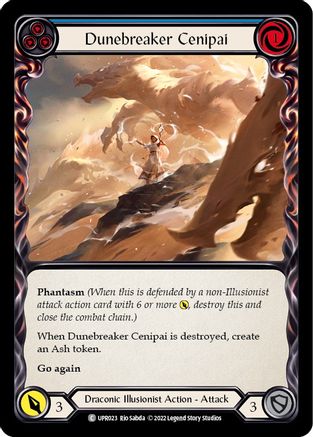 Dunebreaker Cenipai (Blue) (UPR023) - Uprising Rainbow Foil