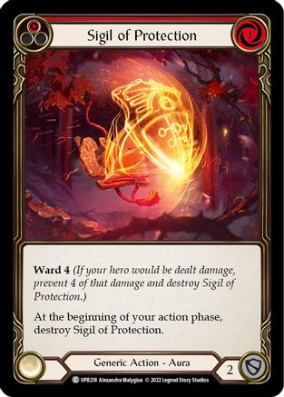 Sigil of Protection (Red) [UPR - UPR218]