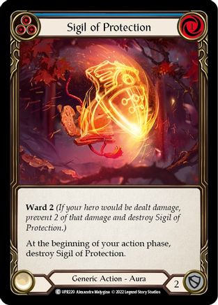 Sigil of Protection (Blue) (UPR220) - Uprising Rainbow Foil