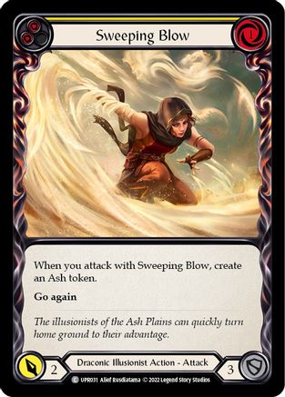 Sweeping Blow (Yellow) (UPR031) - Uprising Rainbow Foil