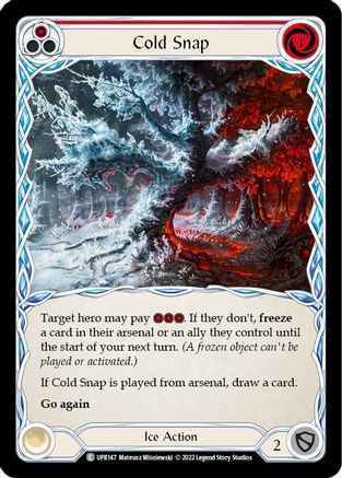 Cold Snap (Red) (UPR147) - Uprising Rainbow Foil