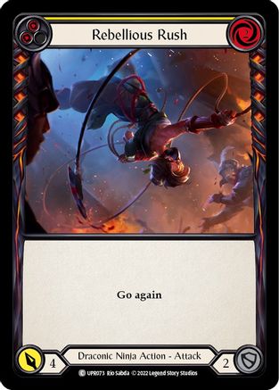 Rebellious Rush (Yellow) (UPR073) - Uprising Rainbow Foil