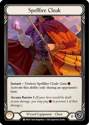 Spellfire Cloak (UPR167) - Uprising Rainbow Foil