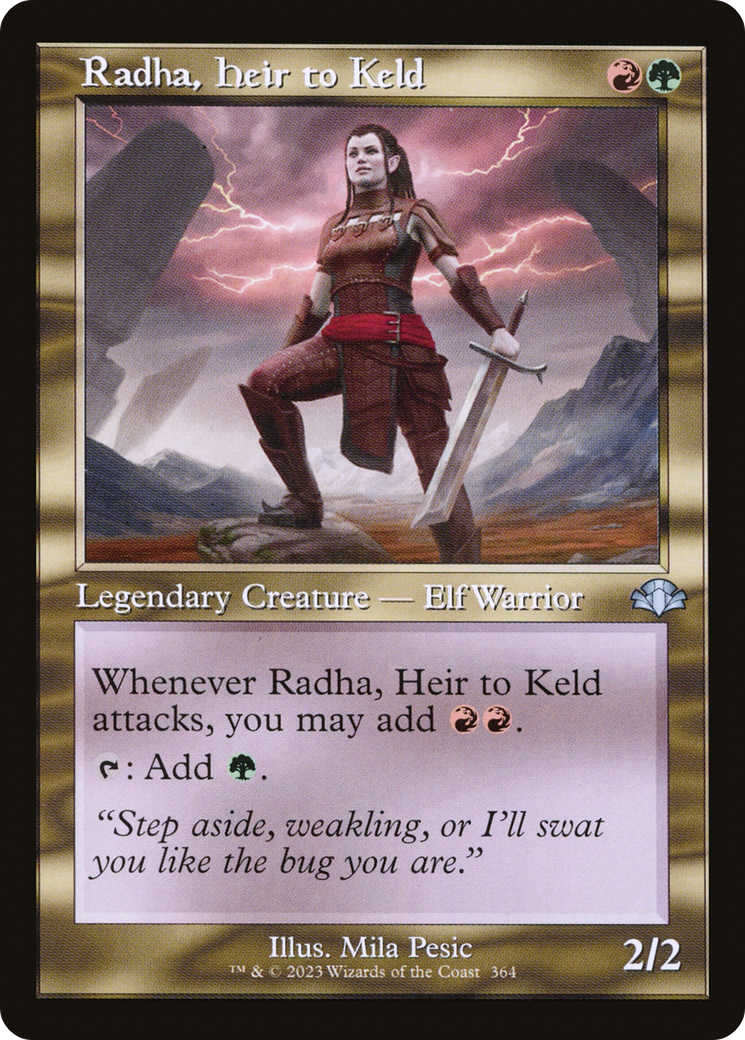 Radha, Heir to Keld (Retro Frame) [DMR - 364]