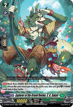 Explorer of the Grand Ravine, C. K. Sakatt - D-SS02: Festival Collection 2022
