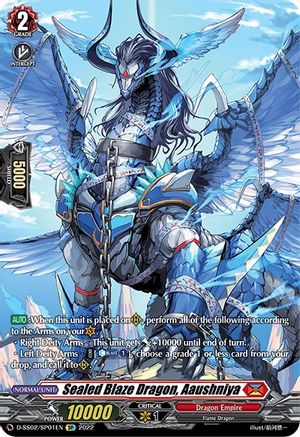 Sealed Blaze Dragon, Aaushniya (SP) (D-SS02/SP01EN) - D-SS02: Festival Collection 2022