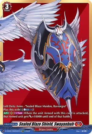 Sealed Blaze Shield, Swayanbuh (BSR) (D-SS02/BSR02EN) - D-SS02: Festival Collection 2022