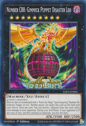 Number C88: Gimmick Puppet Disaster Leo (LDS3-EN066) - Legendary Duelists: Season 3 1st Edition