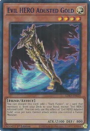 Evil HERO Adusted Gold (Blue) [LDS3 - LDS3-EN025]