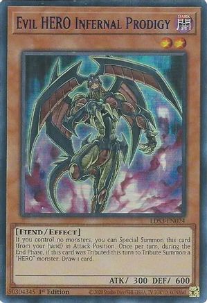 Evil HERO Infernal Prodigy (Blue) (LDS3-EN024) - Legendary Duelists: Season 3 1st Edition